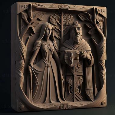 3D модель Игра Unsung Story Сказка о стражах (STL)